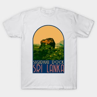 Sigiriya Sri Lanka Decal T-Shirt